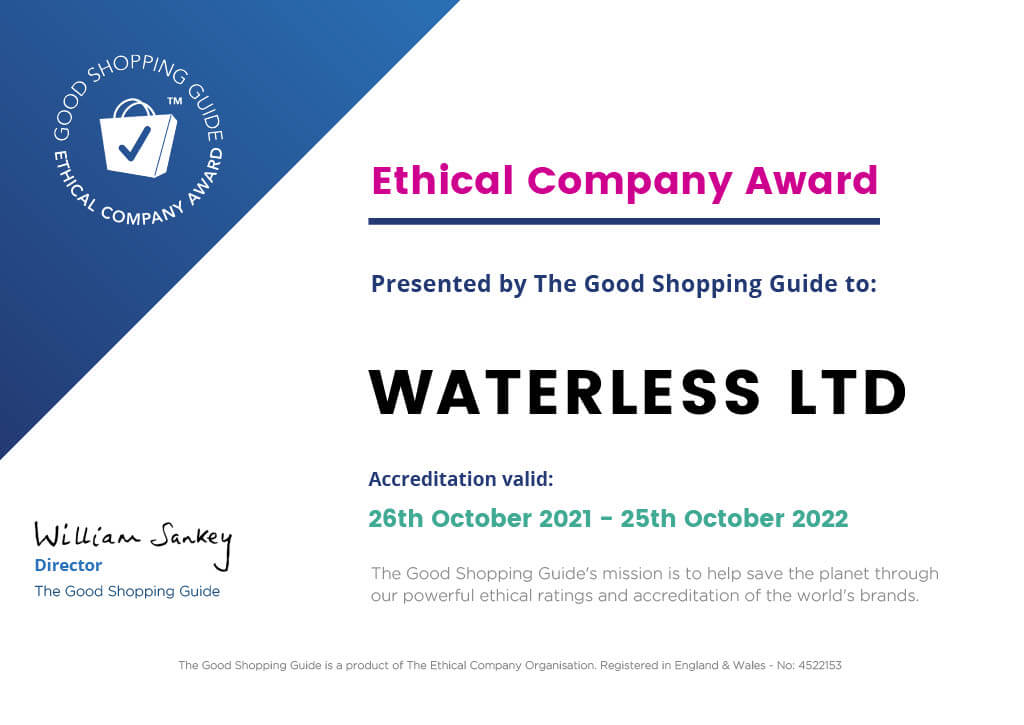 Ethical Company Award Certificate Waterless Ltd 2021 110241024 1 (2) (1)