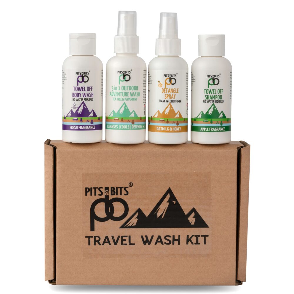 Tesco pits & bits travel wash kit